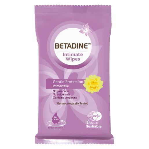 Betadine Intimate Wipes 10 Pack