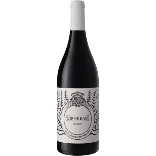 Wildekrans Merlot Red Wine Bottle 750ml