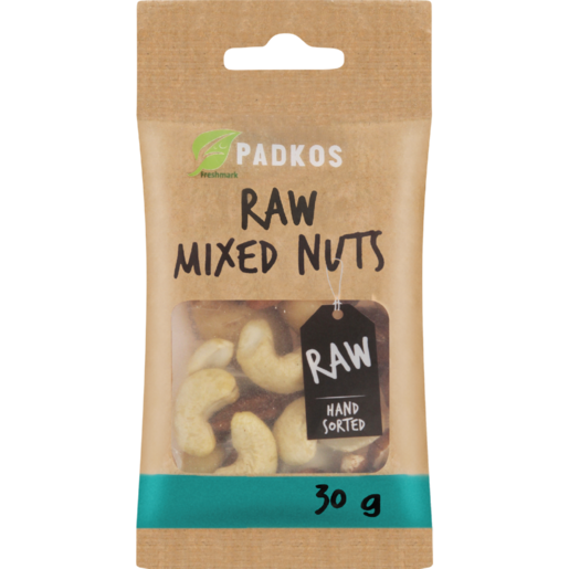 Padkos Raw Mixed Nuts 30g