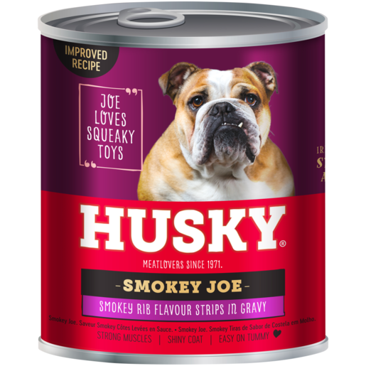 Husky Smokey Joe Smokey Rib Flavoured Dog Food 775g