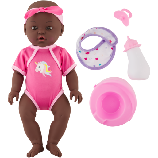 Baby Cutie Drink & Wet Doll with Accessories 43cm (Type May Vary)