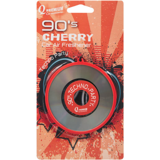 Q Premium Cherry 90s CD Air Freshener
