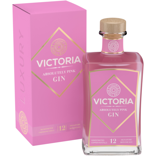 Victoria Pink Gin Bottle 750ml