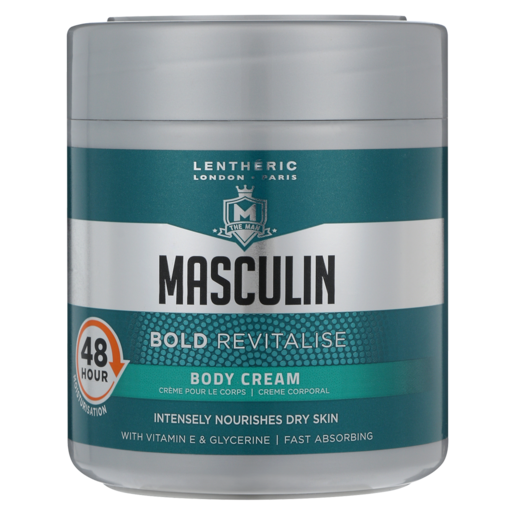 Lenthéric Masculin Bold Revitalise Body Cream 450ml