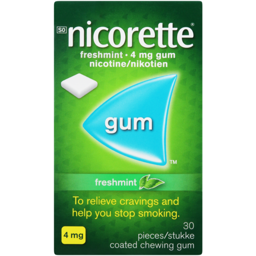 Nicorette Gum 4mg Fresh Mint 30 Pack