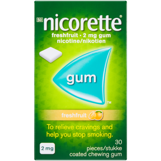 Nicorette Freshfruit 2mg Nicotine Gum 30 Pack