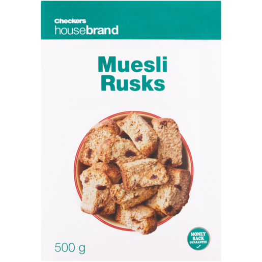 Checkers Housebrand Muesli Rusks 500g