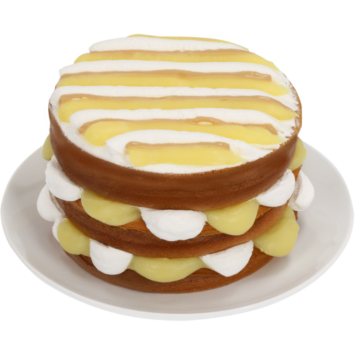 Custard & Cream Chiffon Cake