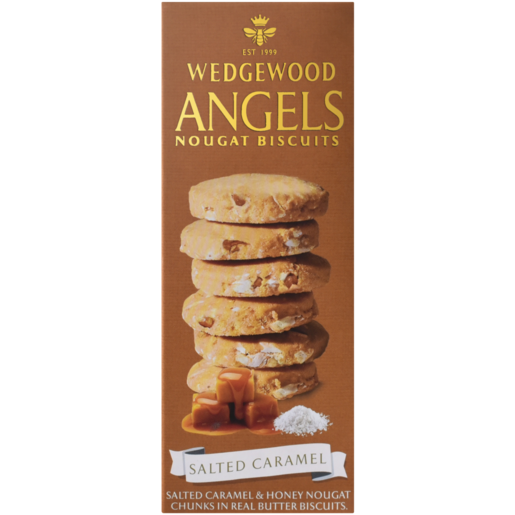 Wedgewood Angels Salted Caramel Nougat Biscuits 150g