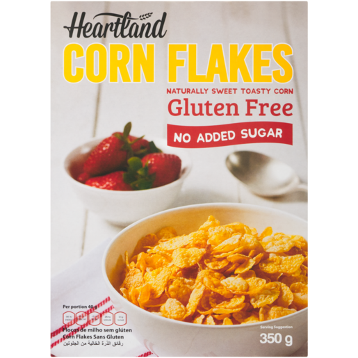 Heartland Gluten Free Corn Flakes Cereal 350g