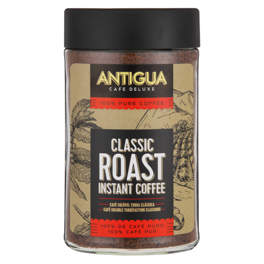 Antigua Café Deluxe Classic Roast Instant Coffee 200g