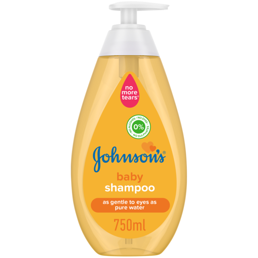Johnson's Pure & Gentle Daily Care Baby Shampoo Bottle 750ml