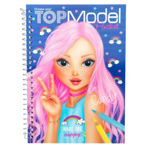 Top Model Colouring Book With Stickers (Assorted Item - Supplied At Random)