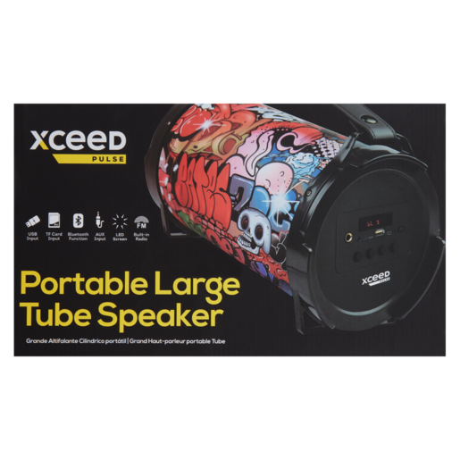 Xceed Graffiti Portable Large Tube Speaker