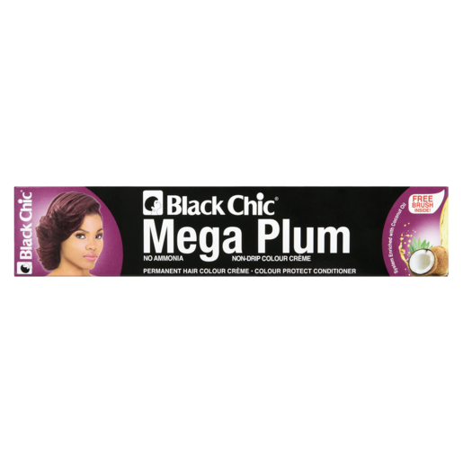 Black Chic Mega Plum Permanent Hair Colour Creme 28ml