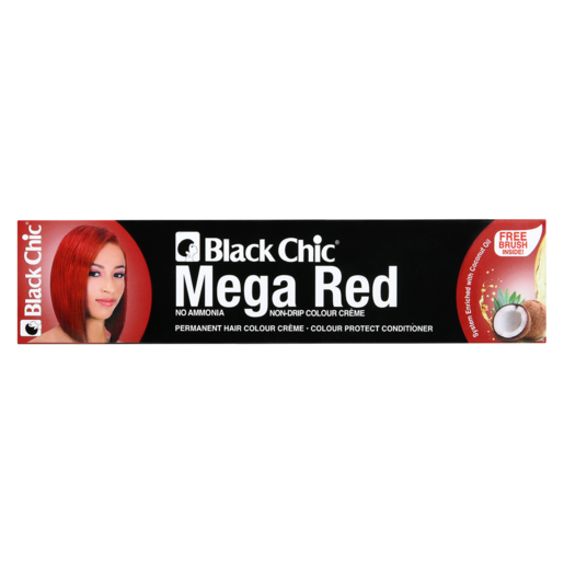 Black Chic Mega Red Permanent Hair Colour Creme 28ml