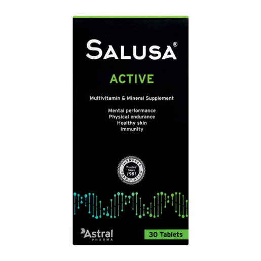 Salusa Active Multivitamin & Mineral Supplement 30 Pack