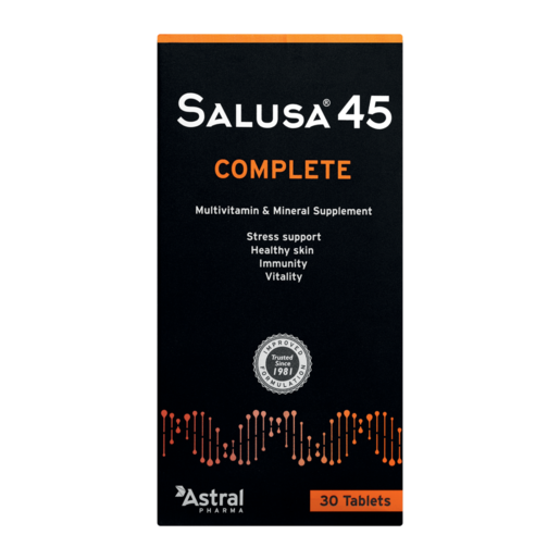 Salusa 45 Complete Multivitamin & Mineral Supplement 30 Pack