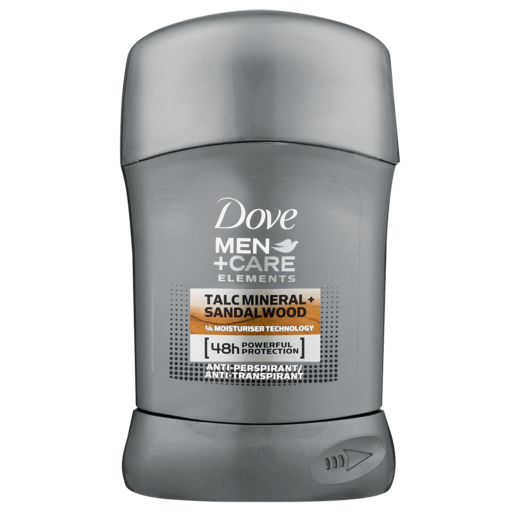 Dove Men + Care Talc Mineral & Sandalwood Deo Stick 50ml