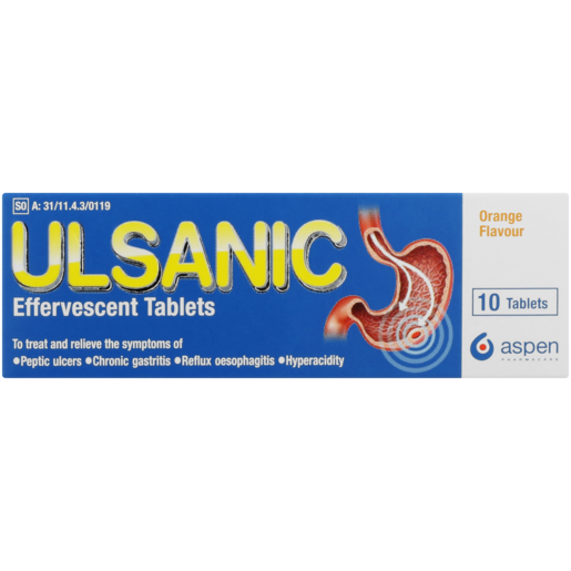 Ulsanic Effervescent Anti Acid 10 Pack