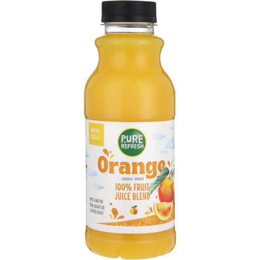 Pure Refresh Orange Flavoured 100% Fruit Juice Blend 500ml