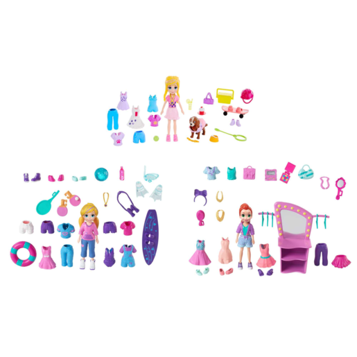 Polly Pocket Doll with Fashions and Accessories, Assortment