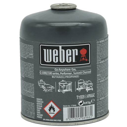 Weber Go-Anywhere Gas Cartridge 445g