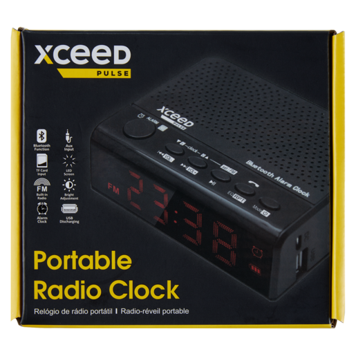 Xceed Pulse Portable Radio Clock
