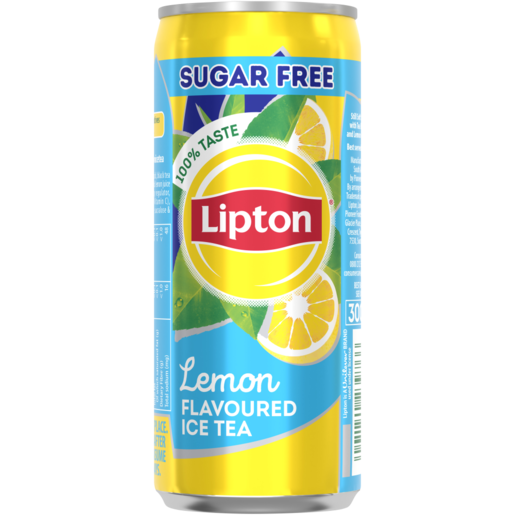 Lipton Sugar Free Lemon Flavour Ice Tea Can 300ml