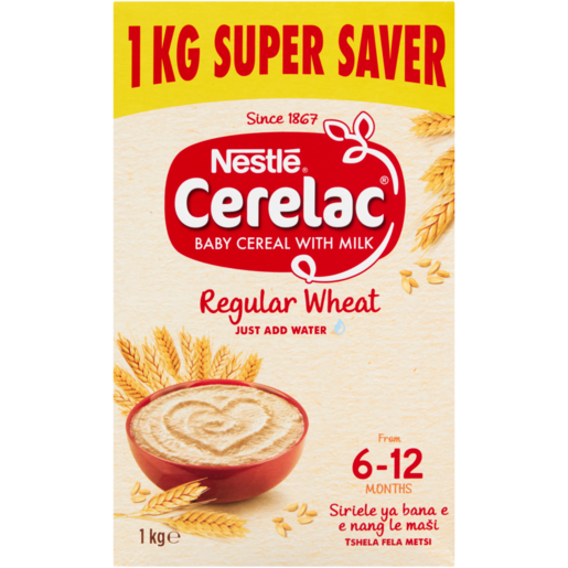 Nestlé Cerelac Regular Wheat Baby Cereal with Milk 1kg