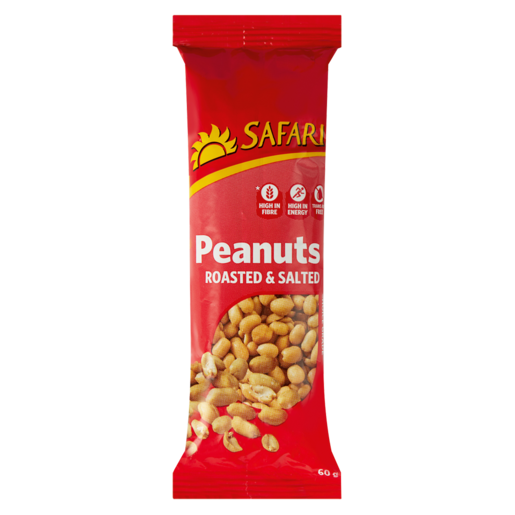 SAFARI Roasted & Salted Peanuts 60g