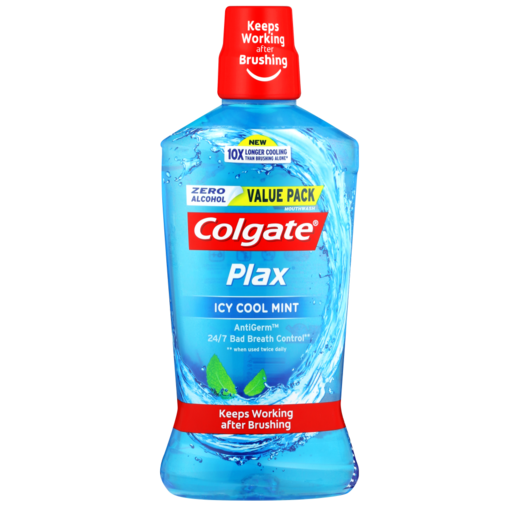 Colgate Plax Icy Cool Mint Flavoured Mouthwash 750ml