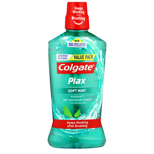 Colgate Plax Soft Mint Flavoured Mouthwash 750ml