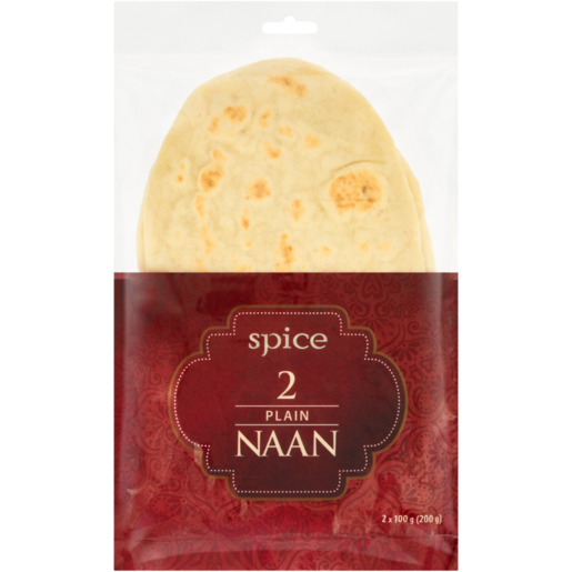 Spice Plain Naan 2 x 100g
