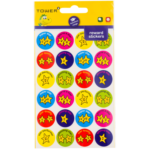 TOWER Dancing Stars Sticker Sheets (Assorted Item - Supplied At Random)