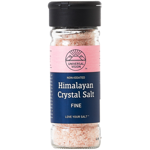 Universal Vision Fine Himalayan Crystal Salt Shaker 100g