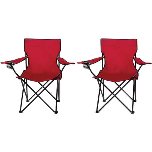 Bush Baby Hyper Value Chairs Camping Chairs 2 Piece (Assorted Item - Supplied At Random)