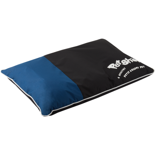 Petshop Small Black & Blue Dog Cushion