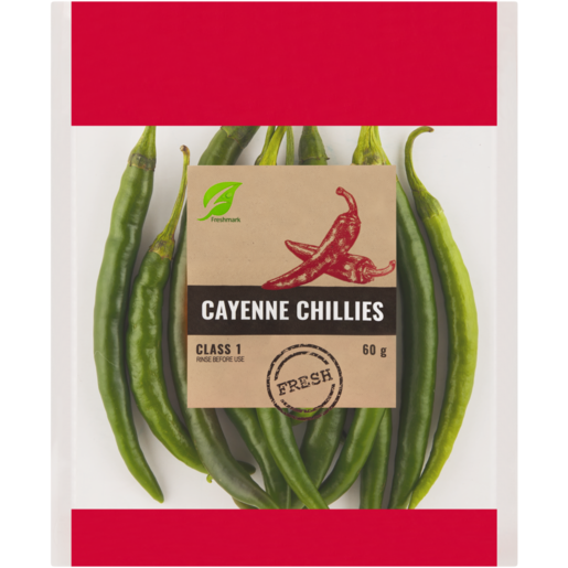 Cayenne Chillies Pack 60g