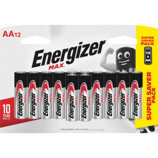 Energizer MAX AA Batteries 12 Pack