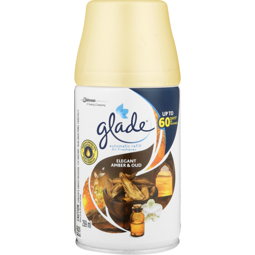 Glade Amber & Oude Scented Automatic Air Freshener Refill 269ml