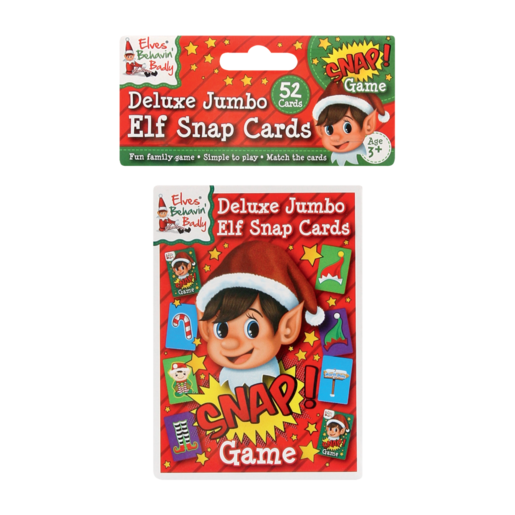 Elves Behavin' Badly Deluxe Jumbo Elf Snap Cards 52 Pack