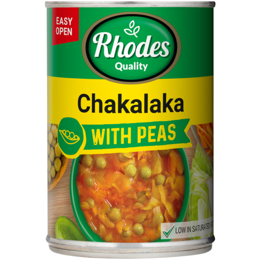 Rhodes Quality Chakalaka Peas Can 400g