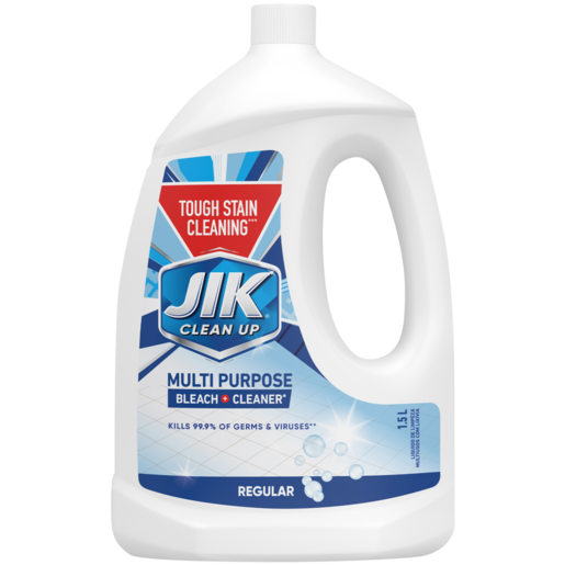 Jik Clean Up Regular Bleach Cleaner 1.5L