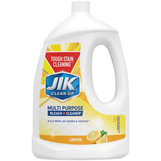 JIK Clean Up Lemon Multipurpose Bleach Cleaner 1.5l 