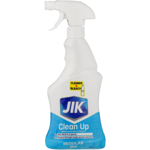 Jik Clean Up Regular Multipurpose Bleach Cleaner 500ml
