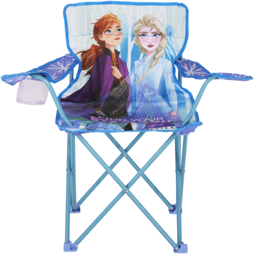 Frozen Blue & Purple Kids Camping Chair Large