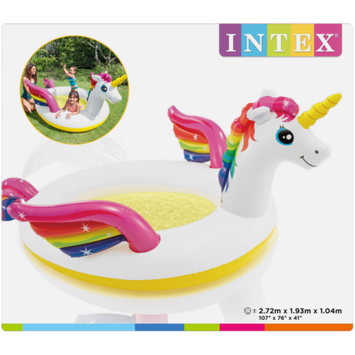 Intex Unicorn Pool Inflatable 272 x 193 x 104cm