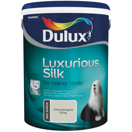 Dulux Luxurious Silk Champagne Grey Mid Sheen Paint 5L