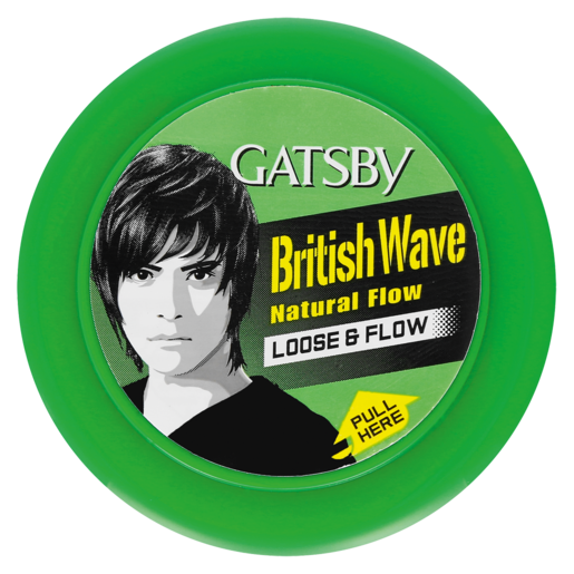 Gatsby British Wave Loose & Flow Styling Wax 75g